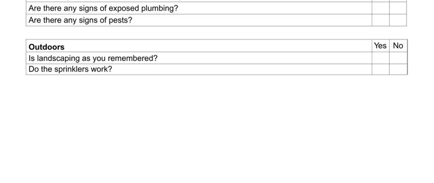 Completing new construction final walk through checklist pdf part 5