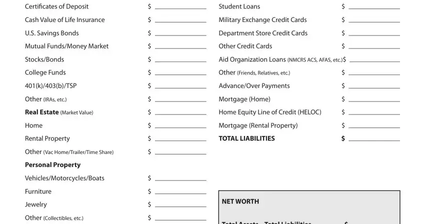 Financial Planning Worksheet For Career PDF Form - FormsPal
