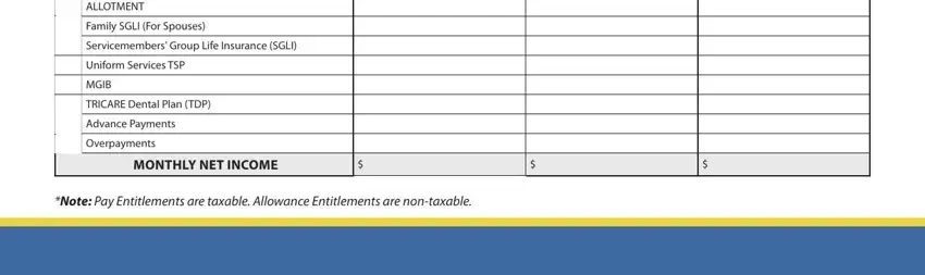 step 5 to filling out sfl tap budget worksheet