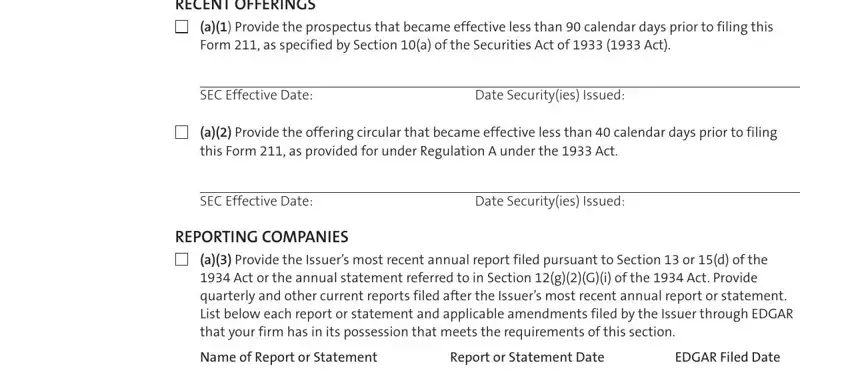 Filling in 15c 211 form stage 4