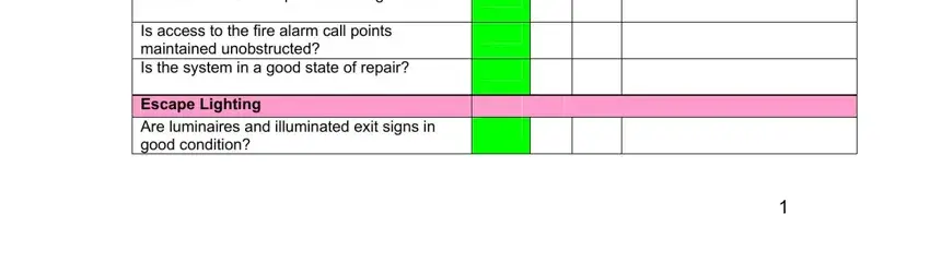 Filling out fire audit report template step 2