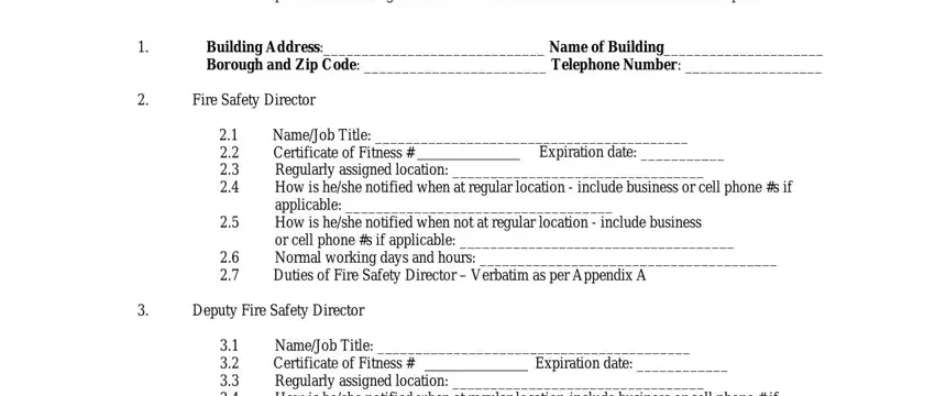 plan nyc template empty spaces to fill out