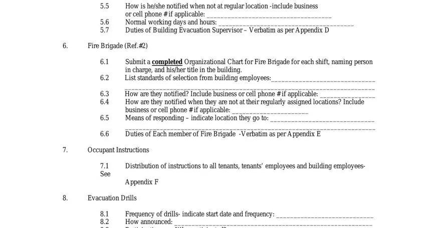 stage 3 to filling out plan nyc template