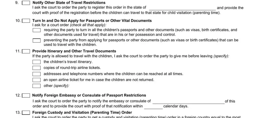 step 4 to entering details in california fl 312