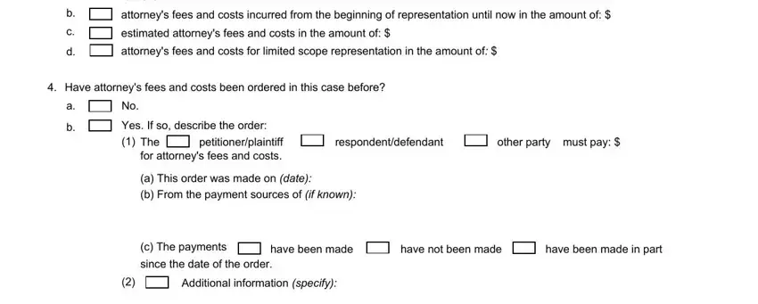 Filling out california fl 319 part 2