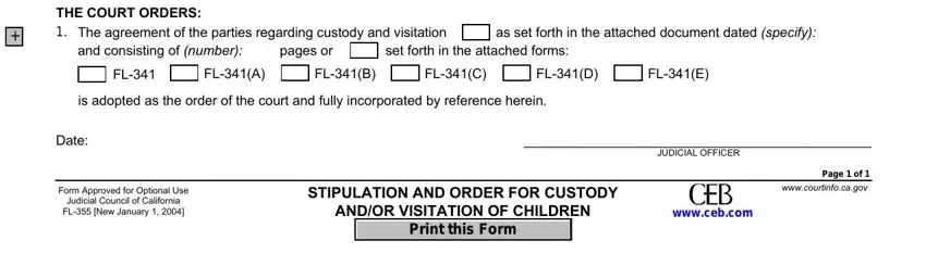 Finishing fl 355 court form part 3