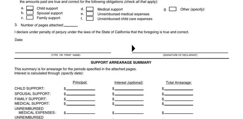 Completing california payment history part 2