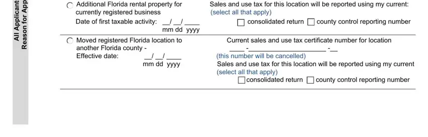 part 2 to entering details in florida business tax application dr 1