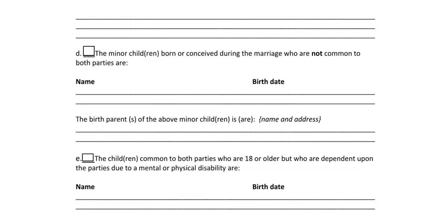 Filling in what does a divorce decree look like part 5