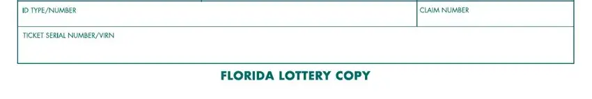 Florida Lottery Claim Form ≡ Fill Out Printable PDF Forms Online