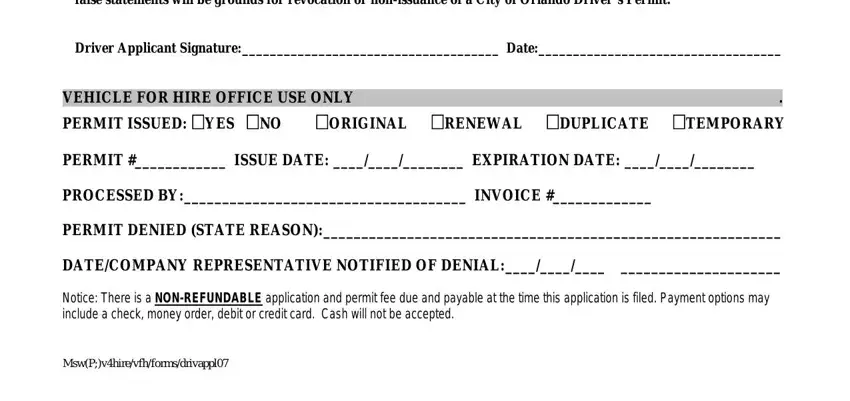 stage 3 to filling out city of orlando 4 hire permit