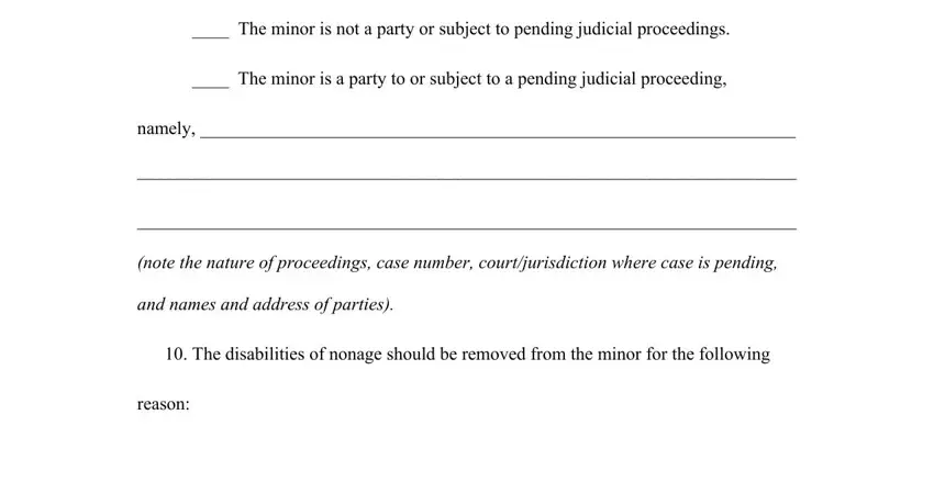 step 5 to finishing emancipation forms