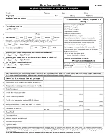 Florida Revenue Form Preview