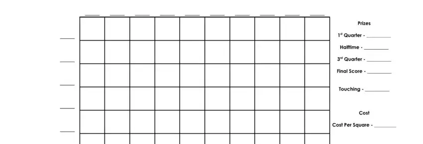 10 Best Printable 100 Square Football Pool Grid  Superbowl squares, Football  pool, Football squares template