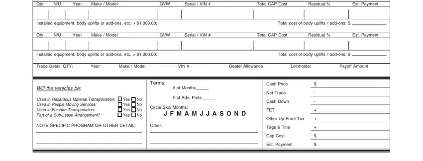 part 4 to completing ford business credit form pdf