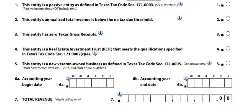 Filling out annualized stage 2