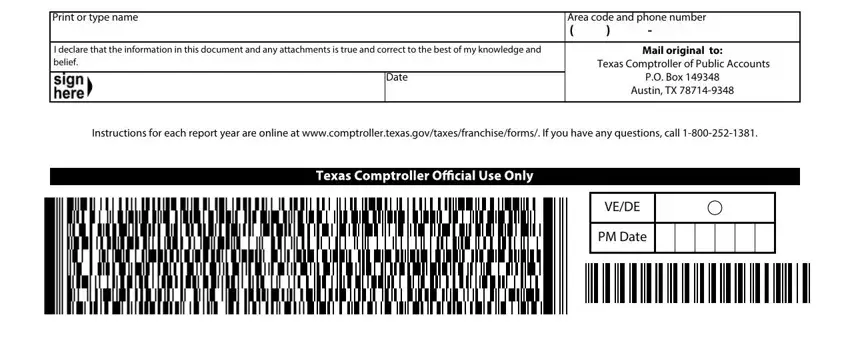 Entering details in annualized step 3