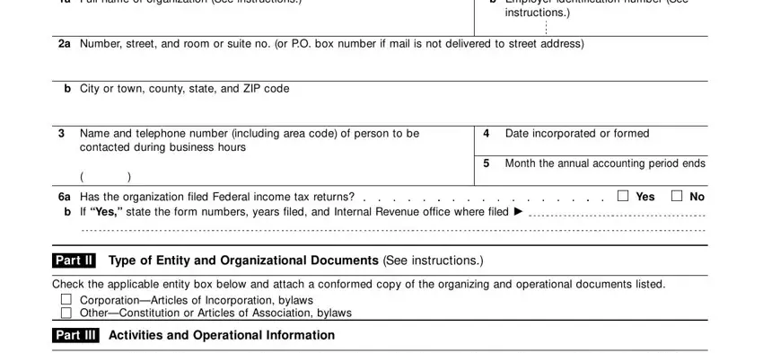 what is form 1028 empty spaces to fill out