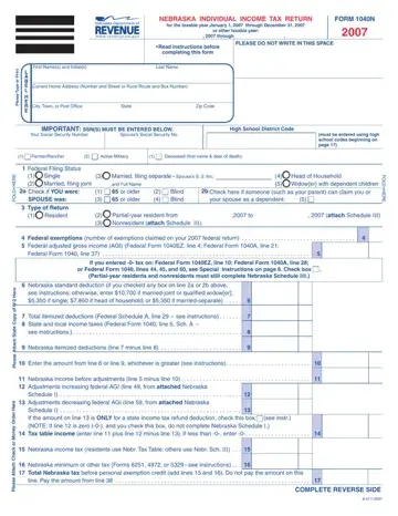 Form 1040N Preview