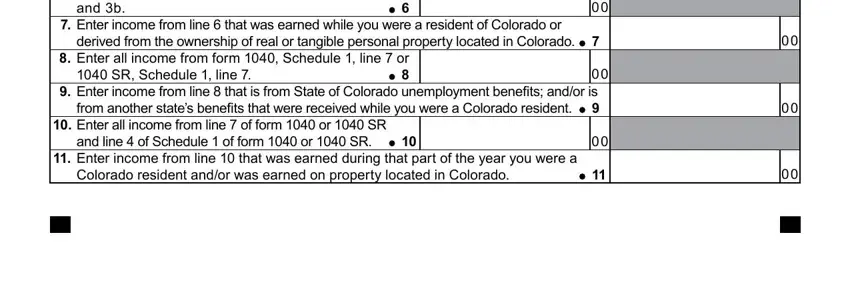 step 2 to filling out colorado form 104pn
