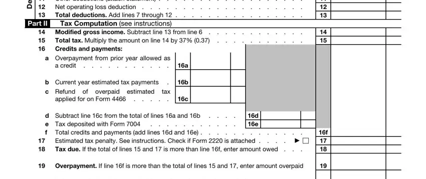 Completing irs forms 1093 stage 2