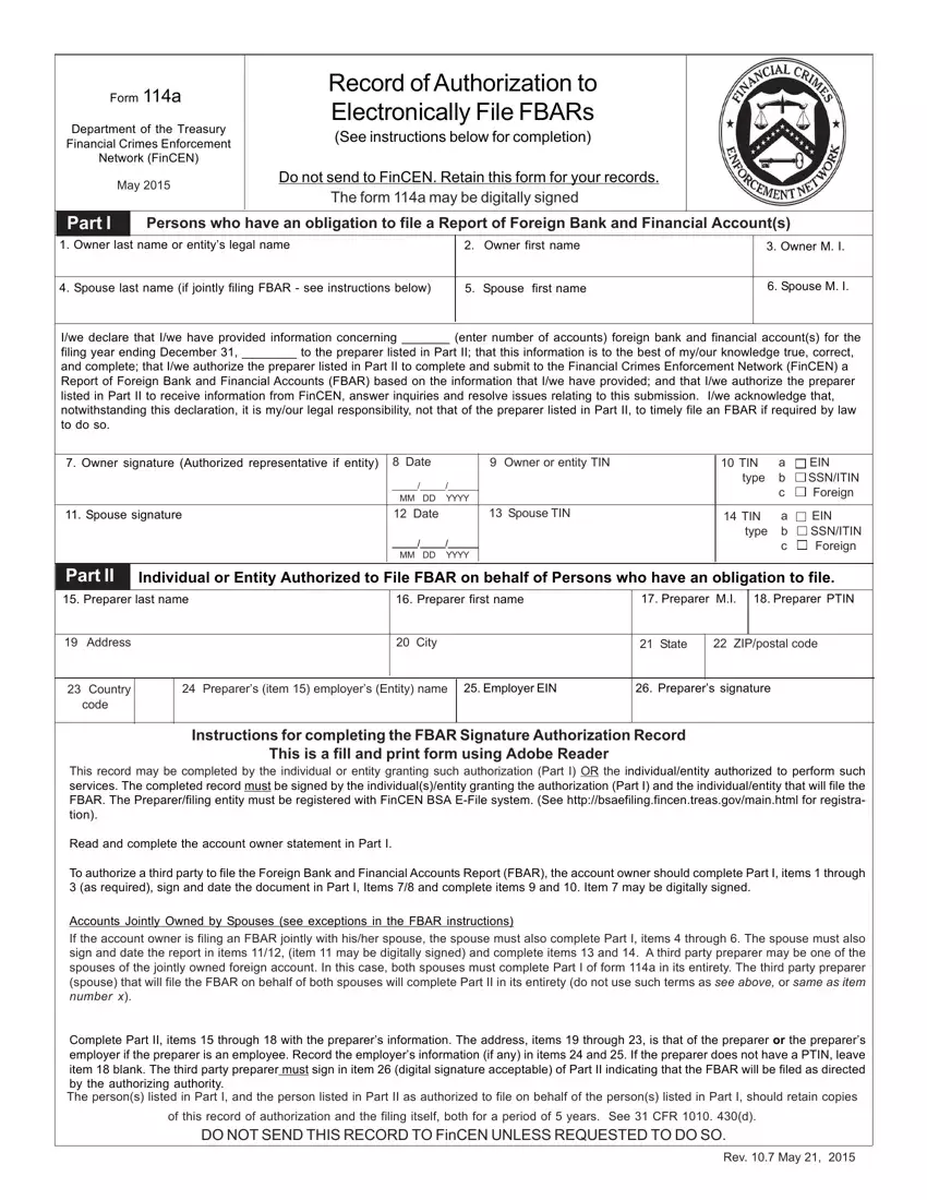 Form 114A first page preview