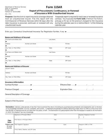 Form 115Ar Preview