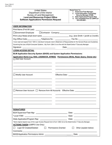 Form 1260 12 Preview
