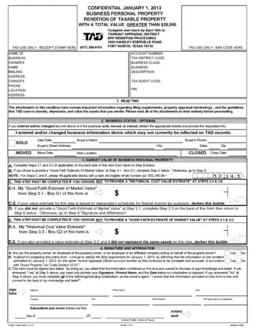 Form 1300A Preview