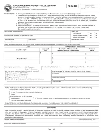 Form 136 Preview