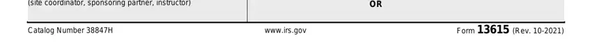 irs standards programs Approving Officials printed name, Catalog Number H, wwwirsgov, and Form  Rev fields to fill
