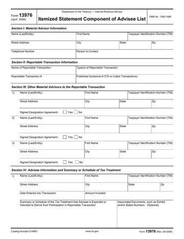 Form 13976 Preview