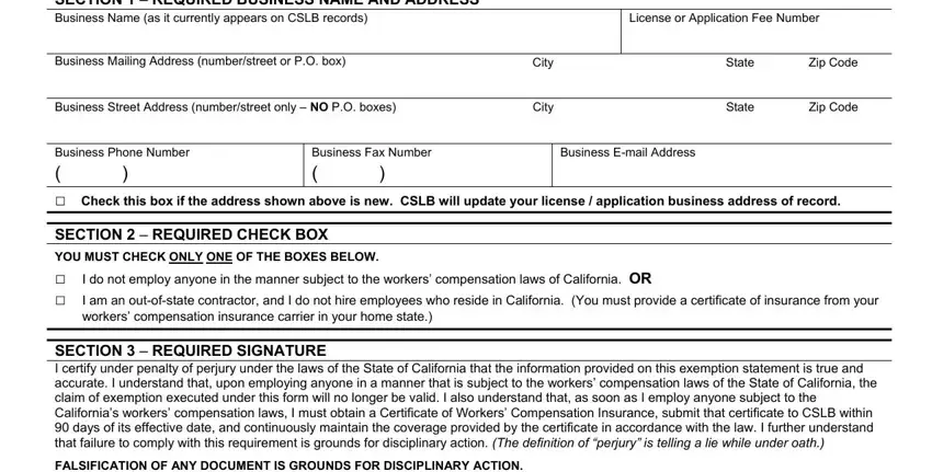 step 1 to writing california form exemption workers