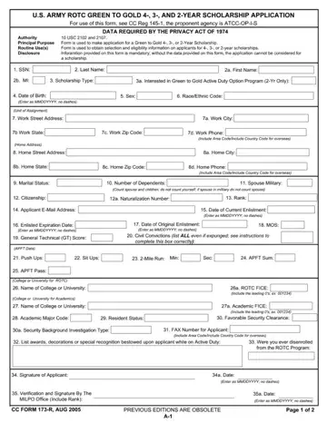 Form 173 R Preview