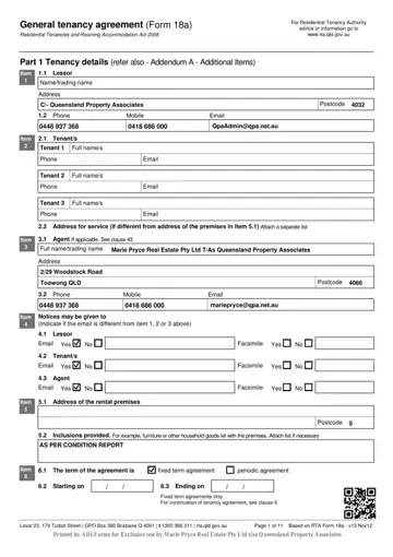 Form 18 A Preview