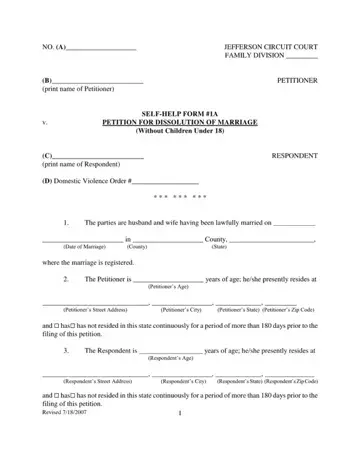Form 1A Marriage Preview