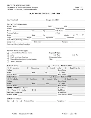 Form 2281 Preview