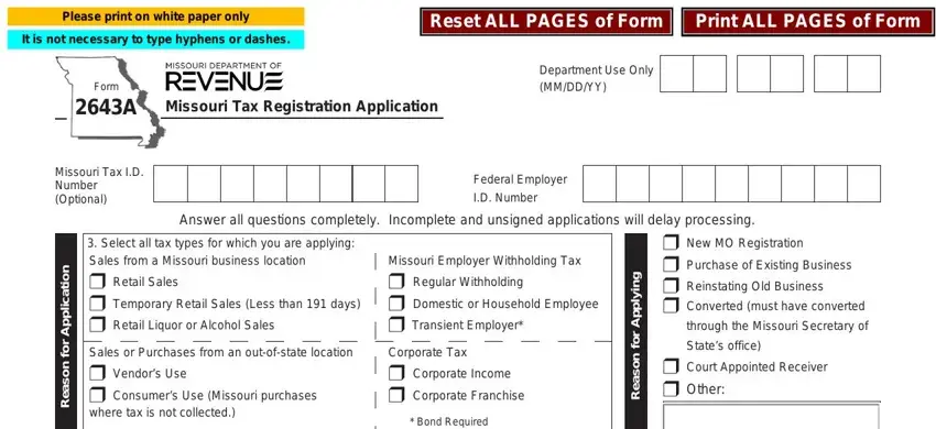 2643a form spaces to consider