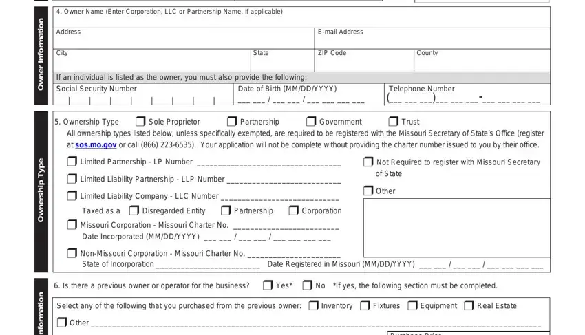 part 2 to filling out 2643a form