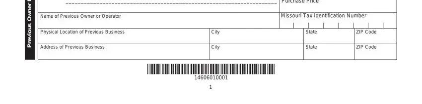 Completing 2643a form step 3