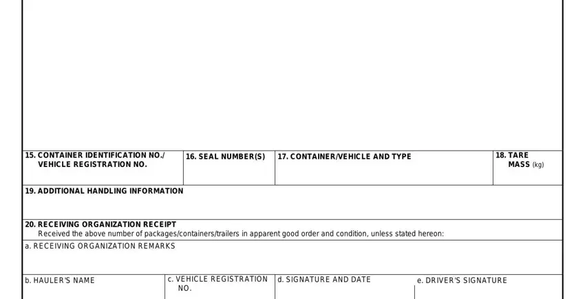 step 2 to entering details in dd form 2890