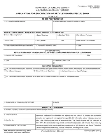 Form 3495 Preview