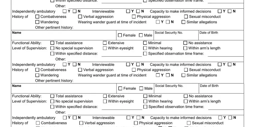 Filling out hhsc form 3613 a step 4