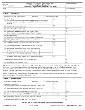 Form 3621 Preview