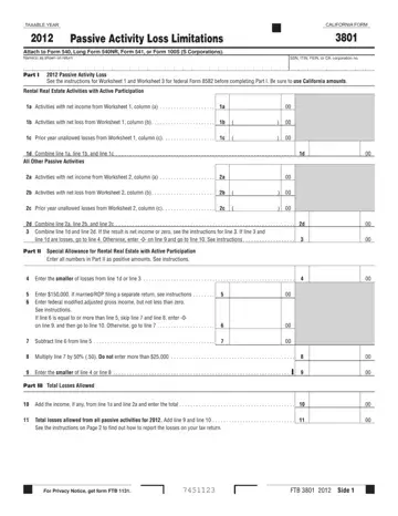 Form 3801 Preview