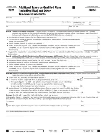 Form 3805P Preview