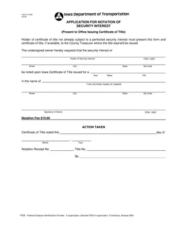 Form 411046 Preview