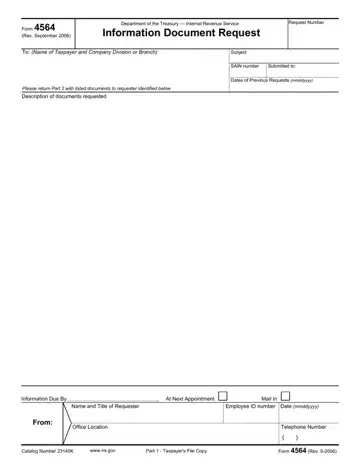 Form 4564 Preview