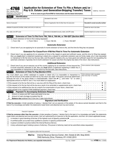 Form 4768 Preview