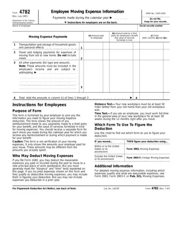 Form 4782 Preview